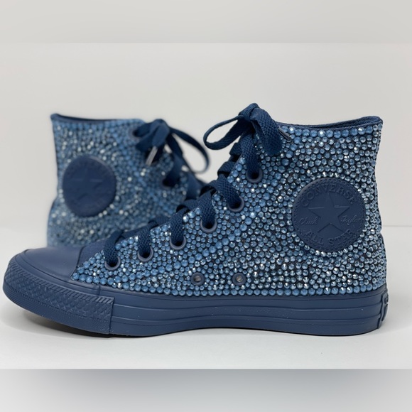 New custom Chuck Taylor high top converse size 7 - Picture 4 of 4